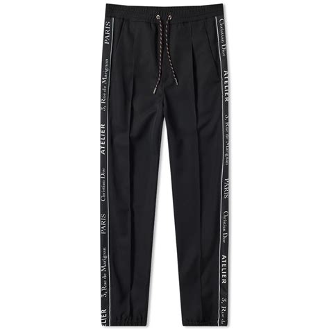 dior track pants black.